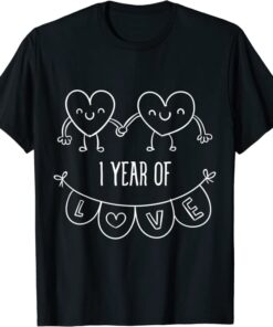 1 Year Anniversary Gifth Shirt Funny Relationship Gifts 1