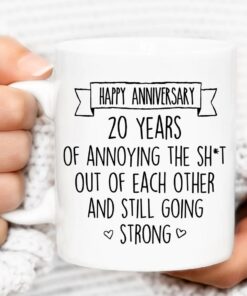20 Year Wedding Anniversary Gift For Couples Mug