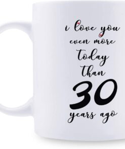30th Wedding Gifts for Couple Coffee Mug 1