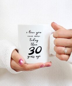 30th Wedding Gifts for Couple Coffee Mug 2