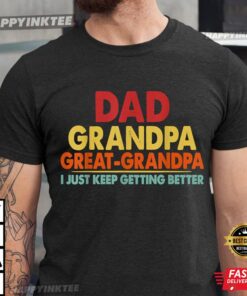 Dad Grandpa Great Grandpa From Grandkids Gift T-Shirt