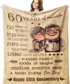 50th Anniversary Blanket Gifts Gift for 50th Wedding Anniversary 1