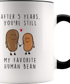 After 5 Year, 5th Wedding Anniversary for Husband and Wife Mug