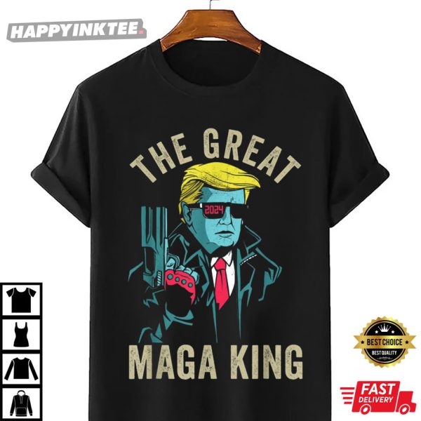 Donald Trump 2024 Ultra Maga The Great Maga King T-Shirt