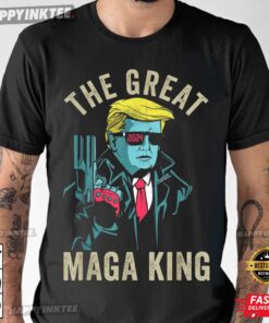 Anti Joe Biden Fun The Great Maga King Trump Ultra Maga King T Shirt 1