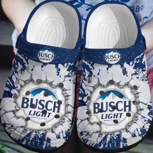 Drink Busch Light Beer Crocs Crocband Clog Shoes