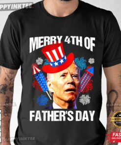 Joe Biden Confused Merry 4th Of Fathers Day Fourth Of July T Shirt