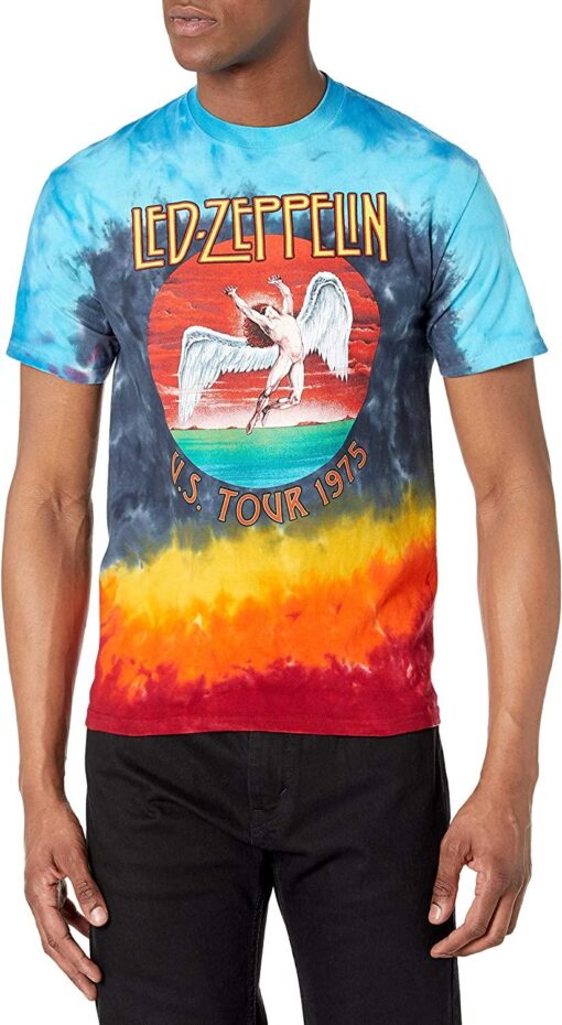 Liquid Blue Men’s Led Zeppelin Icarus 1975 T-Shirt
