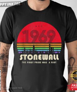 Pride 50th Anniversary Stonewall 1969 Was A Riot LGBTQ TShirt 1