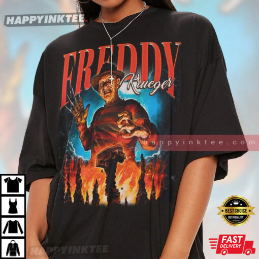 Freddy Krueger Halloween Horror Movie T-Shirt