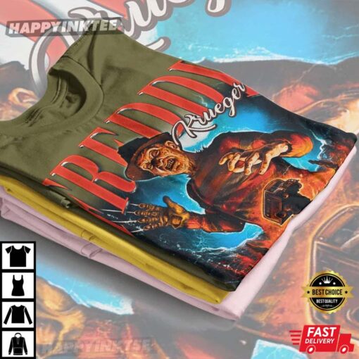 Freddy Krueger Halloween Horror Movie T-Shirt