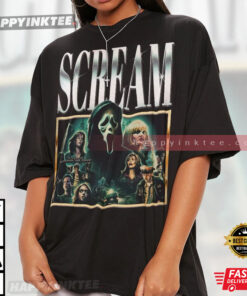 RETRO SCREAM Shirt Lets Watch Scary Movie Shirt