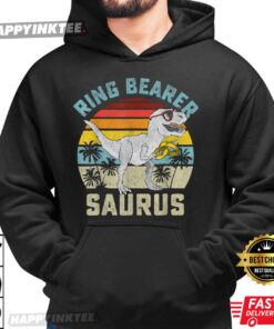Ring Bearer Saurus Dinosaur Wedding T Rex Ring Security Boys T Shirt 2