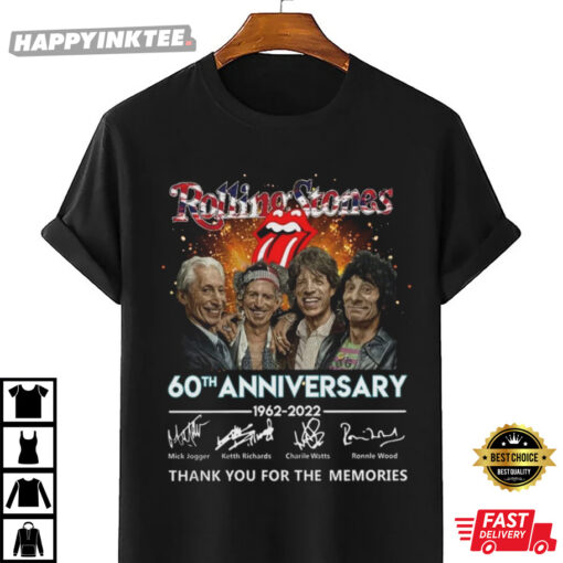 Rolling Stones 60th Anniversary 2022 Tour T-Shirt