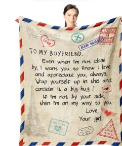 Sentimental Gifts for Boyfriend To My Boyfriend Blanket 2