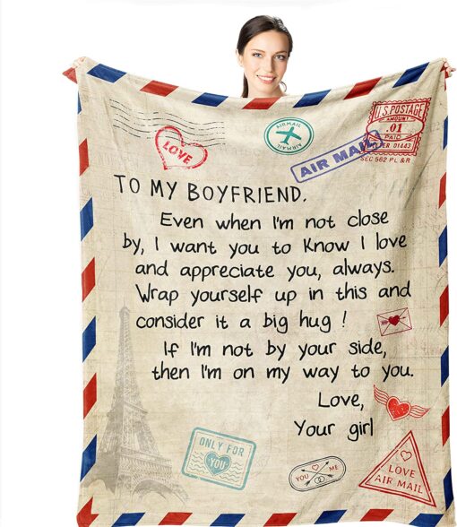 Sentimental Gifts for Boyfriend, To My Boyfriend Blanket