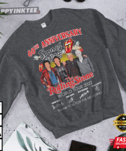The Rolling Stones Shirt 60th Anniversary 1962 2022 Shirt The Rolling Stones Rock Band Sweatshirt