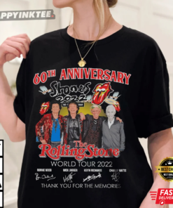 The Rolling Stones Shirt 60th Anniversary 1962 2022 Shirt The Rolling Stones Rock Band T Shirt