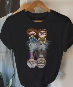 Carl Ellie Reflection Shirt Vintage Up Movie T-Shirt, Best Gift For Couple