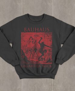 Bauhaus Band Posters Printed T-shirt For Rock Music Fans