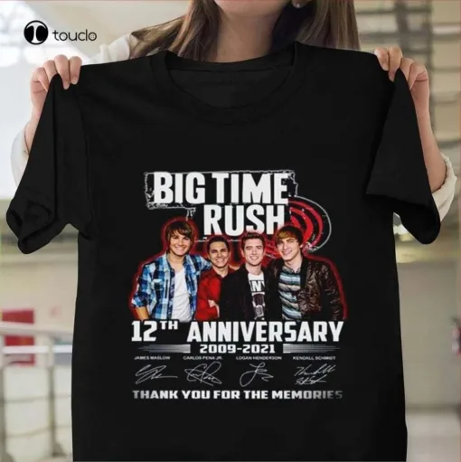 Big Time Rush Merch 2021 Best Btr Shirt 12th Anniversary