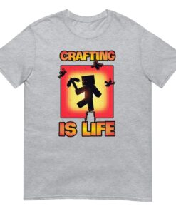 Crafting Is Life Minecraft Birthday Shirt