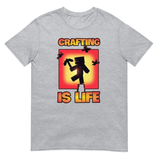 Crafting Is Life Minecraft Birthday Shirt