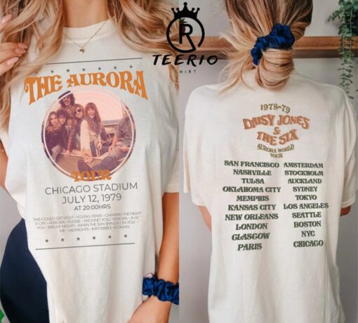 Daisy Jones & The Six The Aurora Tour 1978-79 Double Sided Shirt