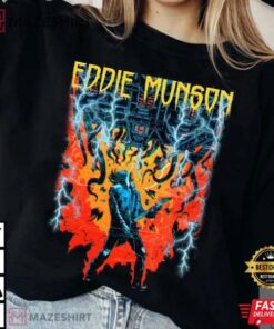 Eddie Munson Electric Guitar T shirt 2
