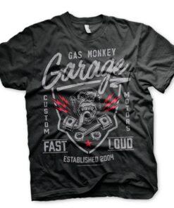 Gas Monkey Fast Loud V-neck T Shirt Size From S To 5xl