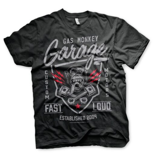 Gas Monkey Fast Loud V-neck T Shirt Size From S To 5xl