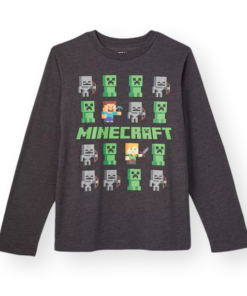 Minecraft Eat Sleep Mine Shirt, Kid Tee Shirts