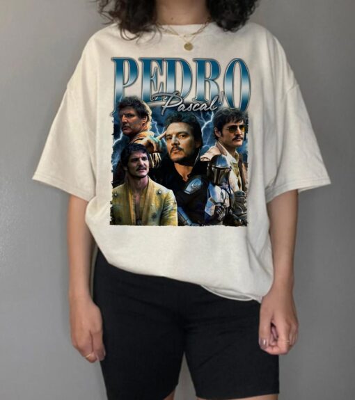 Retro Vintage Pedro Pascal Shirt Narco Pedro Pascal T-shirt