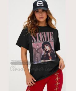 Stevie Nicks V Neck T-shirt Stevie Nicks Plus Size Shirt