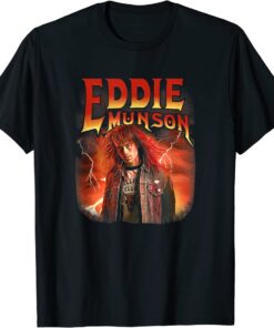 Eddie Munson Shirt Guitar Most Metal Ever Playing Guitar T-shirt