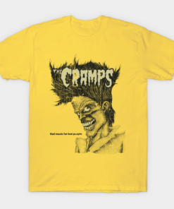 The Cramps Yellow T Shirt Best Tee For Fan