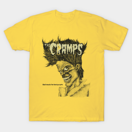 The Cramps Yellow T Shirt Best Tee For Fan