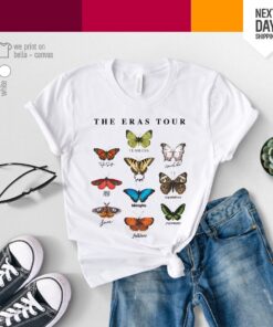 The Eras Tour 10 Butterfly Vintage Shirt 2