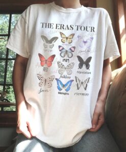 Vintage The Butterfly The Eras Tour Shirt 2