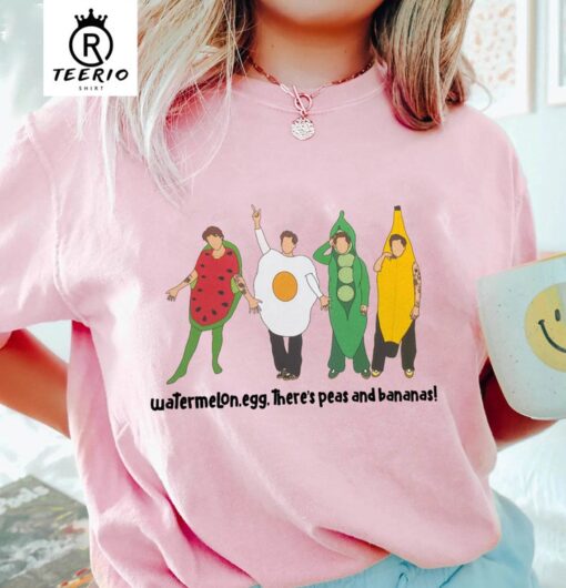 Watermelon Egg There’s Peas And Bananas Trendy Harry Banana Song Shirt