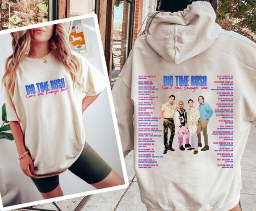 Big Time Rush Band Can’t Get Enough Tour Shirt All Concert City