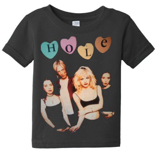 Hole Band Baby Tee Best Gift For Fans
