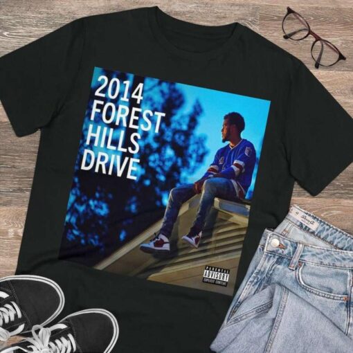 J Cole 2014 Forest Hills Drive Album Cover T-shirt