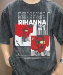 Anti Album Rihanna Singer Vintage T-shirt Gift For Fans