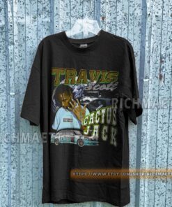 Cactus Jack Tshirt Trav? Scott Fan Gifts