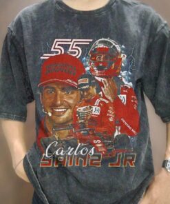 Carlos Sainz Racing Grand Prix Formula One F1 Sports T-shirt