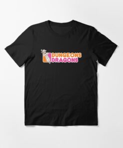Dungeons And Dragons And Dunkin Donuts T shirt 1
