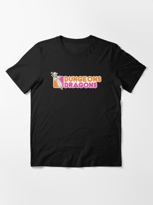 Dungeons And Dragons And Dunkin Donuts T-shirt