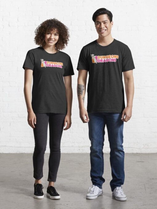 Dungeons And Dragons And Dunkin Donuts T-shirt