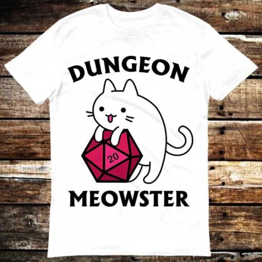 Dungeons And Dragons  Meowster Shirt